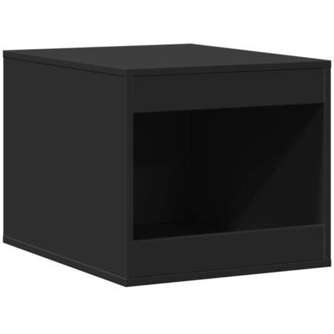 vidaXL Recinto per Lettiera per Gatti Nero 47x59x42 cm in Truciolato