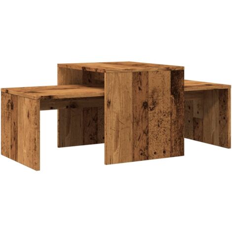 vidaXL Tavolino da Salotto Legno Vecchio 100x48x40 cm in