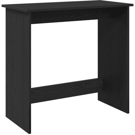 vidaXL Scrivania Nera 80x40x75 cm in Legno Multistrato (1/5)