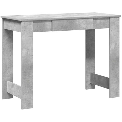 vidaXL Scrivania Grigio Cemento 100x45x75 cm in Legno Multistrato