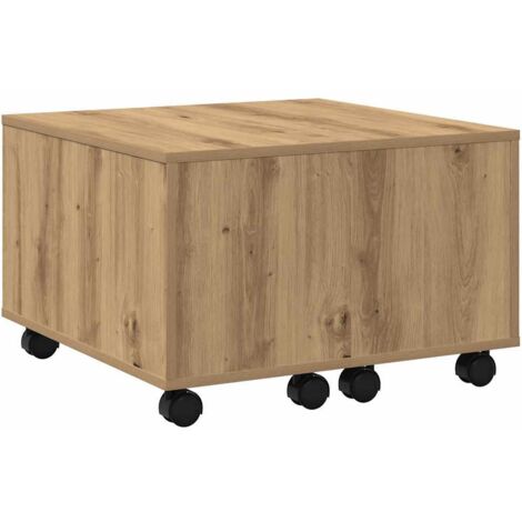 vidaXL Tavolino Salotto Rovere Artigianale 60x60x38 cm in Truciolato