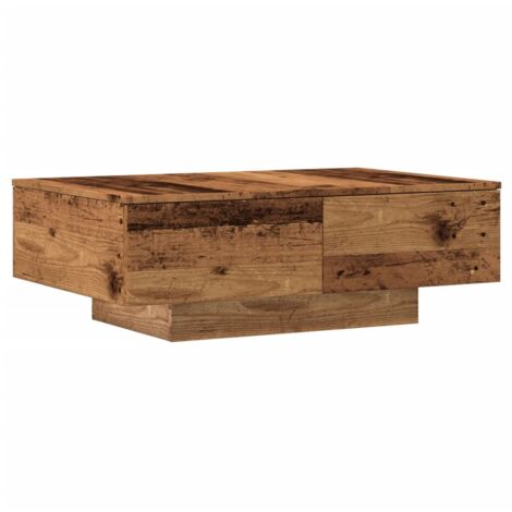 vidaXL Tavolino da Salotto Legno Antico 90x60x31 cm Legno Multistrato