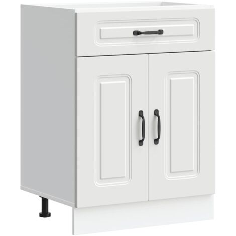 vidaXL Base da Cucina Kalmar Bianco in Legno Multistrato