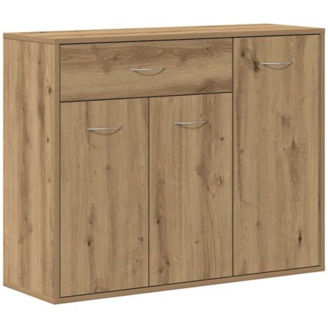vidaXL Credenza Rovere Artigianale 88x30x70 cm in Legno Multistrato