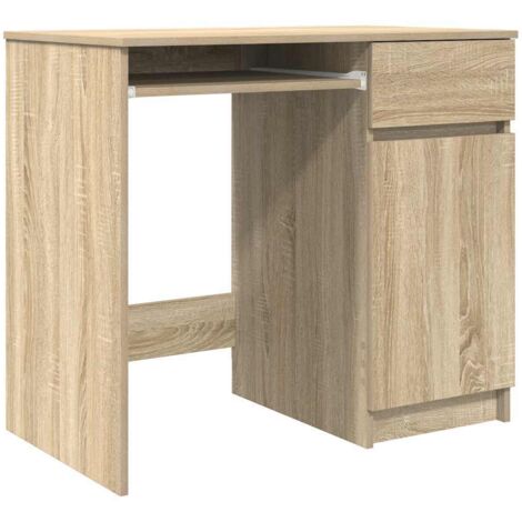 vidaXL Scrivania Rovere Sonoma 86x49x76 cm in Legno Multistrato
