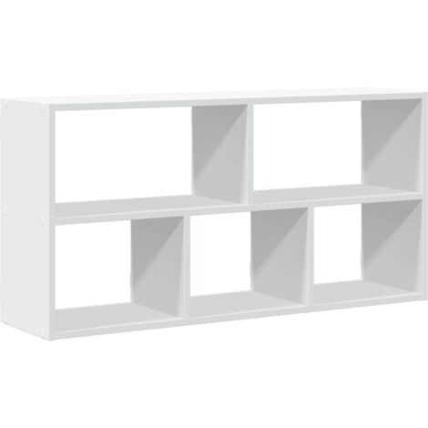 vidaXL Scaffale a Parete Bianco 100x25x50 cm in Legno Multistrato