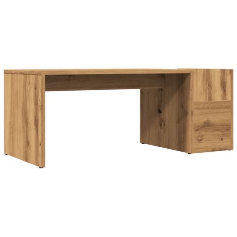 vidaXL Tavolino da Salotto Rovere Artigianale 90x45x35cm in Truciolato