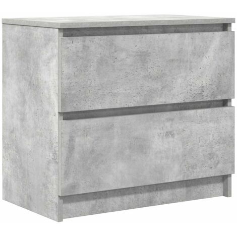 vidaXL Mobile Porta TV Grigio Cemento 60x35x54 cm in Legno Multistrato