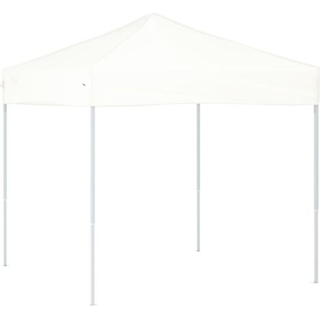 vidaXL Tenda per Feste Pieghevole Bianca 2x2 m