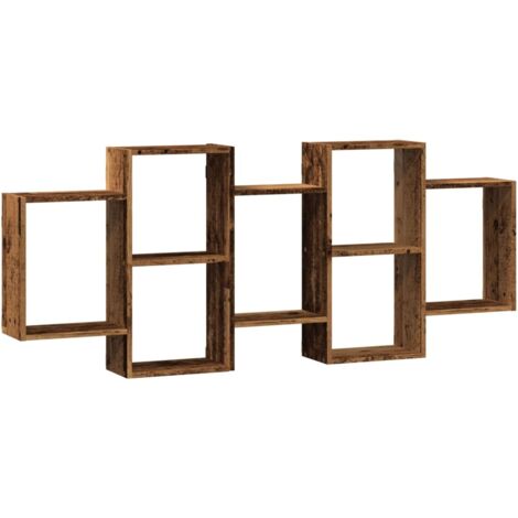 vidaXL Scaffale a Parete Legno Vecchio 159x18x65 cm in Truciolato