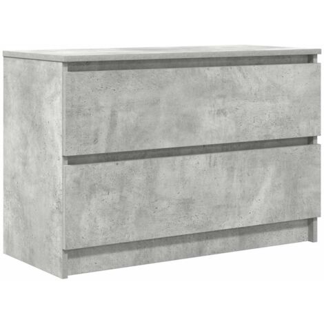 vidaXL Mobile Porta TV Grigio Cemento 80x35x54 cm in Legno Multistrato