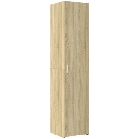vidaXL Credenza Rovere Sonoma 40x42,5x185 cm in Legno Multistrato