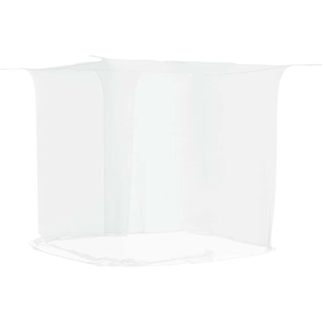 Zanzariera Sospesa 156 Rete Bianca 220x120x150 cm vidaXL