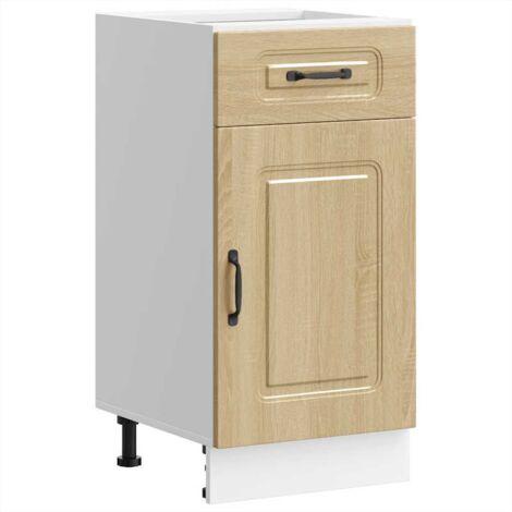 Base da Cucina Kalmar Rovere Sonoma in Legno Multistrato vidaXL