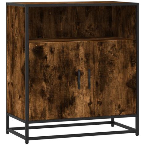 vidaXL Credenza Rovere Fumo 68x35x76 cm in Legno Multistrato (1/5)