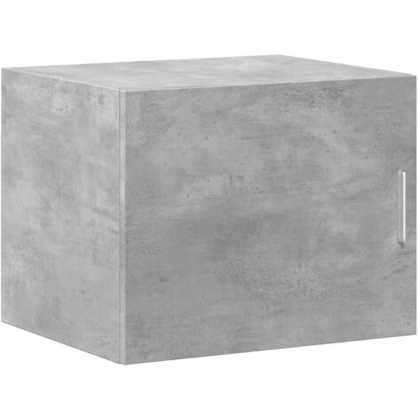 vidaXL Mobile a Parete Grigio Cemento 50x42,5x40 cm Legno