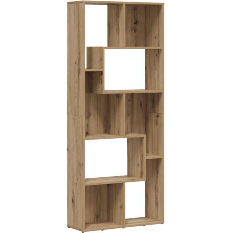 vidaXL Libreria Artisan Rovere 67x24x161 cm Legno ingegnerizzato