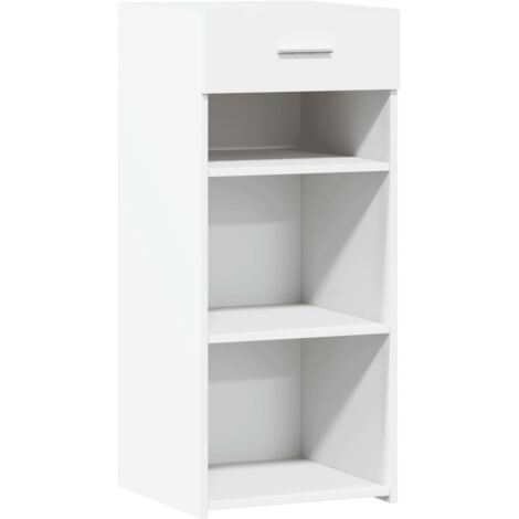 vidaXL Credenza Bianca 40x42,5x93 cm in Legno Multistrato (1/5)