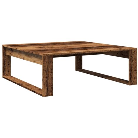 vidaXL Tavolino Salotto Legno Antico 100x100x35 cm in Truciolato