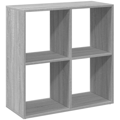 vidaXL Libreria Divisorio Grigio Sonoma 69,5x29x69,5 cm in Truciolato
