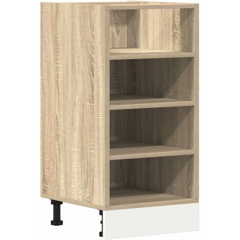 vidaXL Armadio Inferiore Rovere Sonoma 40x44,5x81,5 cm in Truciolato