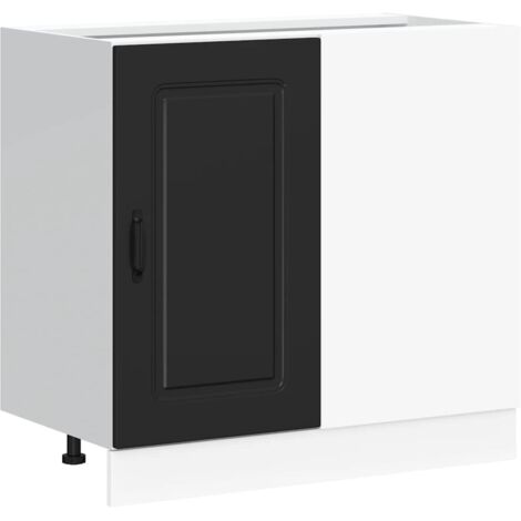 vidaXL Base da Cucina Kalmar Nero in Legno Multistrato