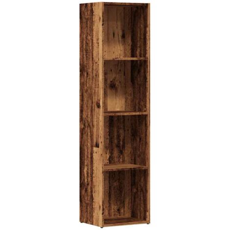 vidaXL Libreria Legno Antico 36x30x143 cm in Legno Multistrato