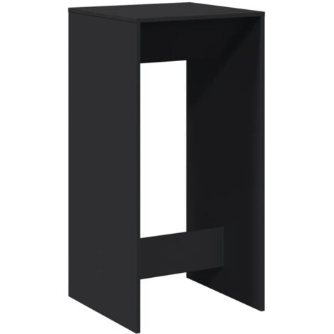 vidaXL Tavolo da Bar Nero 51x50x103,5 cm in Legno Multistrato