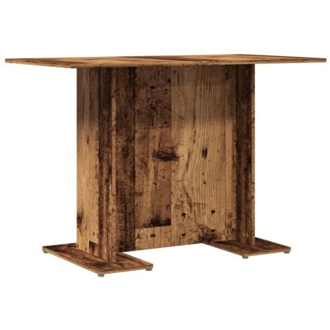 Tavolo da Pranzo Legno Antico 110x60x75 cm in Legno Multistrato vidaXL