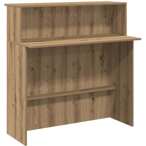 vidaXL Banco Reception Rovere Artigianale 100x50x103,5cm in Truciolato