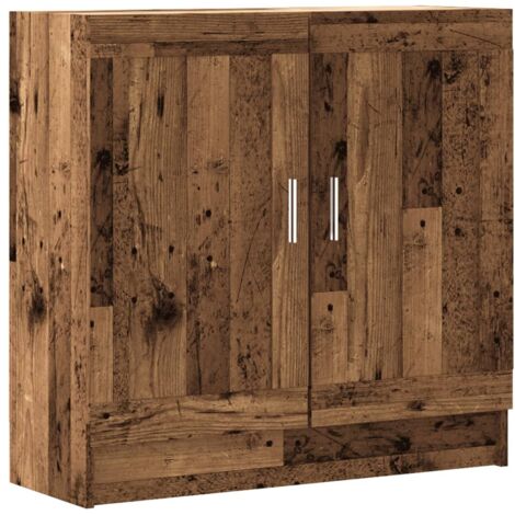 vidaXL Libreria Legno Antico 82,5x30,5x80 cm in Truciolato