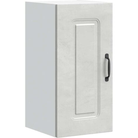 vidaXL Pensile da Cucina Kalmar Grigio Cemento in Legno Multistrato