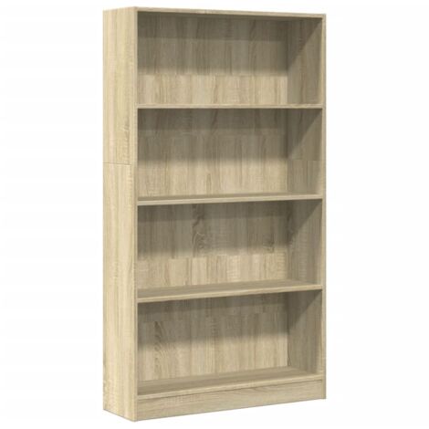 vidaXL Libreria Rovere Sonoma 80x24x143 cm in Legno Multistrato