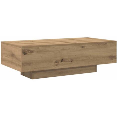 vidaXL Tavolino Salotto Rovere Artigianale 100x49,5x31cm Multistrato