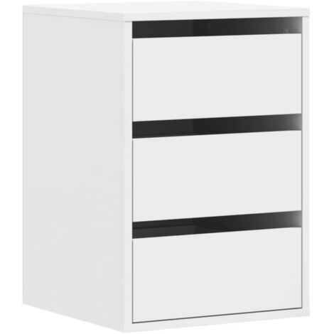 Cassettiera Bianca 40x41x58 cm in Legno Multistrato vidaXL
