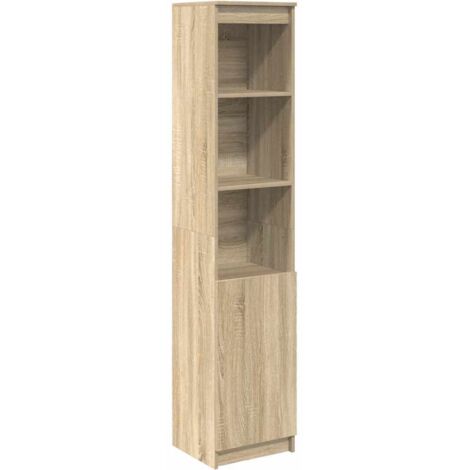 vidaXL Credenza Rovere Sonoma 37,5x35x180 cm in Legno Multistrato