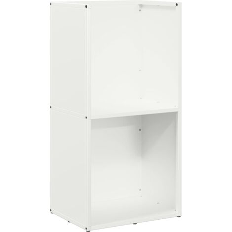 vidaXL Rastrelliera per Legna da Ardere Bianca 40x30x80 cm
