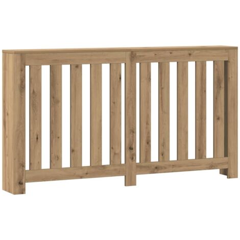vidaXL Copertura Termosifone Rovere Artigianale 149x20x82cm in Legno