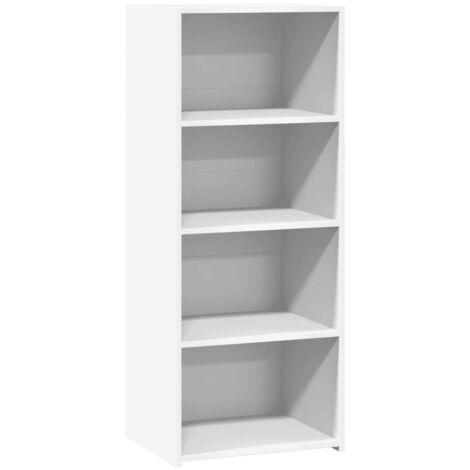 Credenza Bianca 50x41x124 cm in Legno Multistrato vidaXL