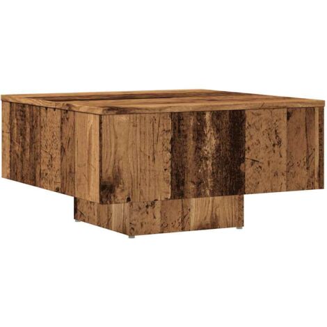 vidaXL Tavolino Salotto Legno Antico 60x60x31,5 cm Legno Multistrato