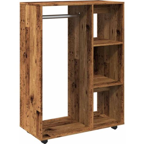 vidaXL Armadio Legno Antico 80x40x110 cm in Legno Multistrato