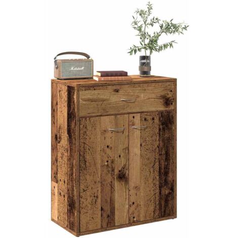 vidaXL Credenza Legno Antico 60x30x75 cm in Legno Multistrato