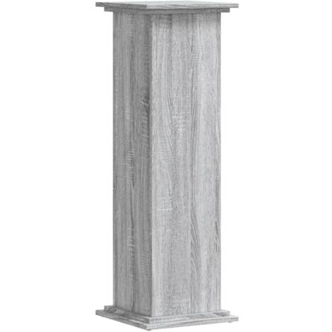 vidaXL Supporto per Piante Grigio Sonoma 33x33x100 cm in Truciolato