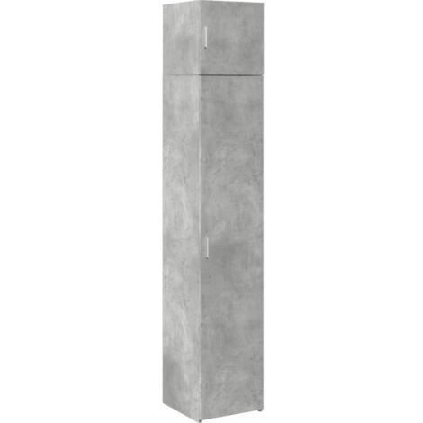 vidaXL Mobile Sottile Grigio Cemento 40x42,5x225 cm in Truciolato
