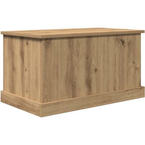 vidaXL Scatola Portaoggetti Artigianale 70x40x38 cm Legno Multistrato