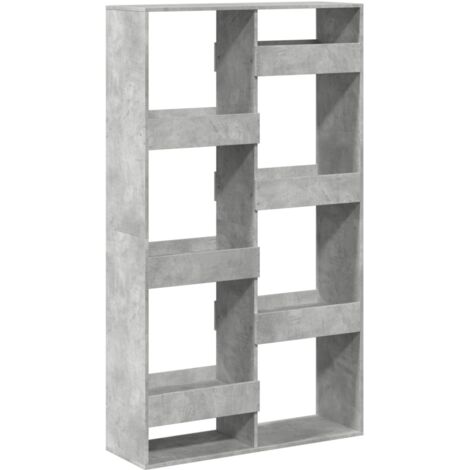 vidaXL Divisorio Grigio Cemento 100x33x175 cm in Truciolato