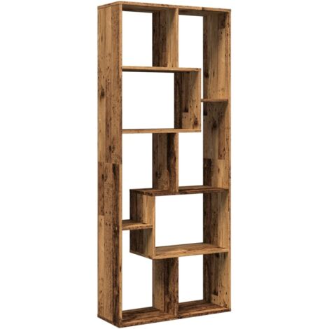 vidaXL Libreria Divisorio Legno Antico 67x25x161,5 cm in Truciolato
