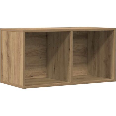 vidaXL Scatola Portaoggetti Artigianale 69,5x34x36cm Legno Multistrato