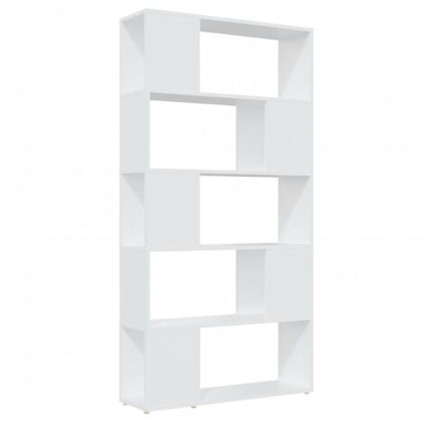 vidaXL Libreria/Divisorio Bianco 80x24x155 cm in Truciolato