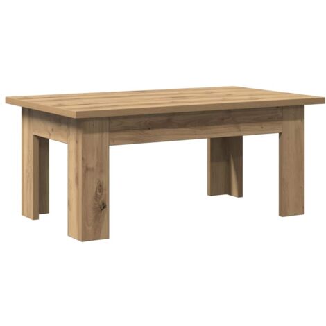 vidaXL Tavolino da Salotto Artigianale 100x60x42 cm Legno Multistrato